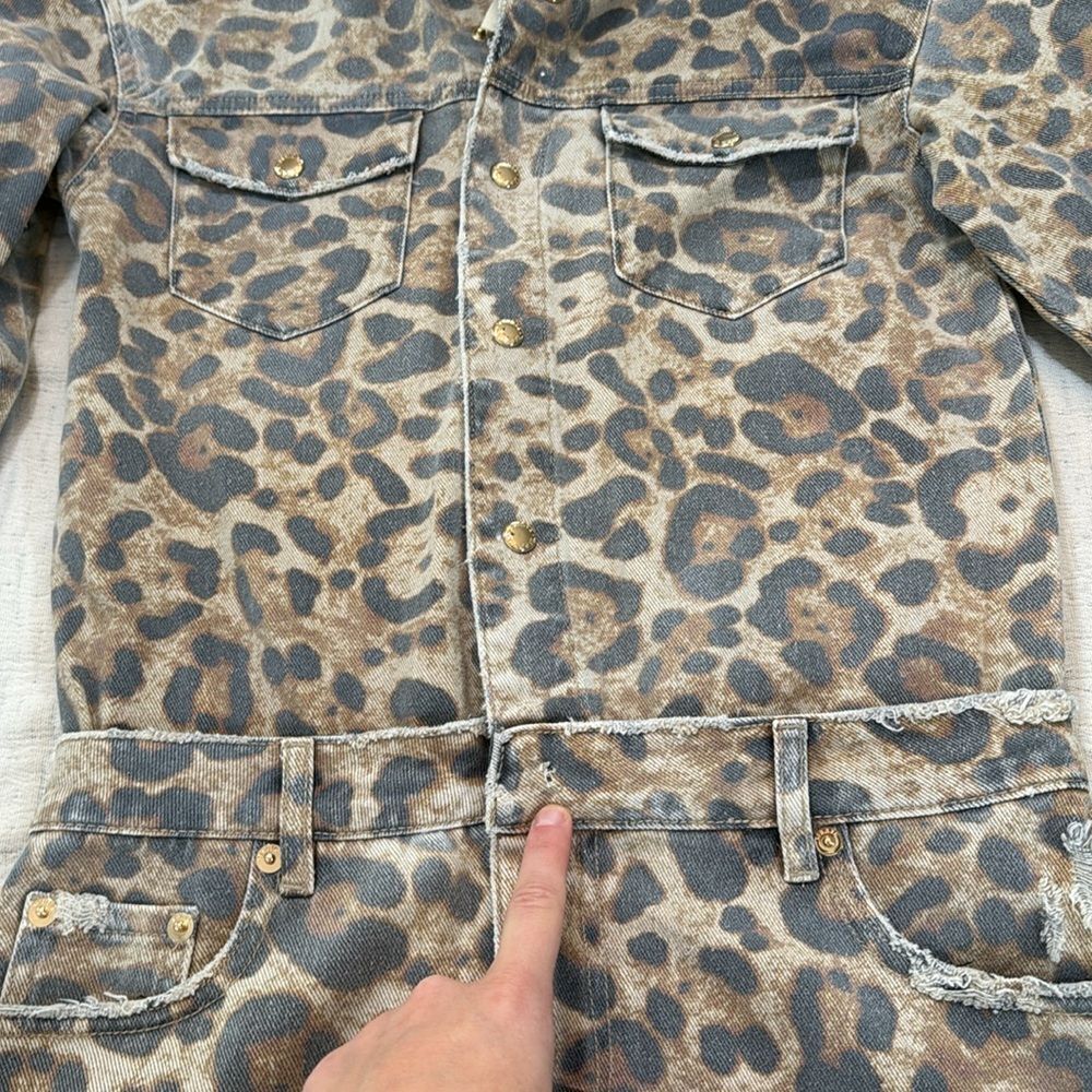 NWT SER.O.YA Linda Dress Leopard Print small flawed! - Picture 8 of 15